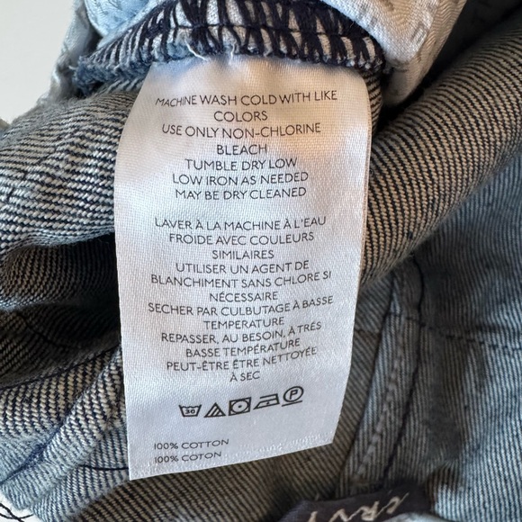 We The Free Curvy Antonia Crop Culotte Jeans/Shorts, Deep Blue, Wmns Sz 26, NWT - Picture 10 of 15